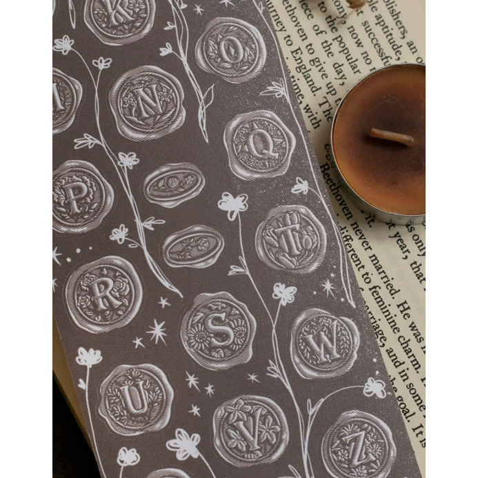 樂意Loi Design A~Z封蠟貼 7cm割型紙膠帶【立夏手帳生活】-細節圖8