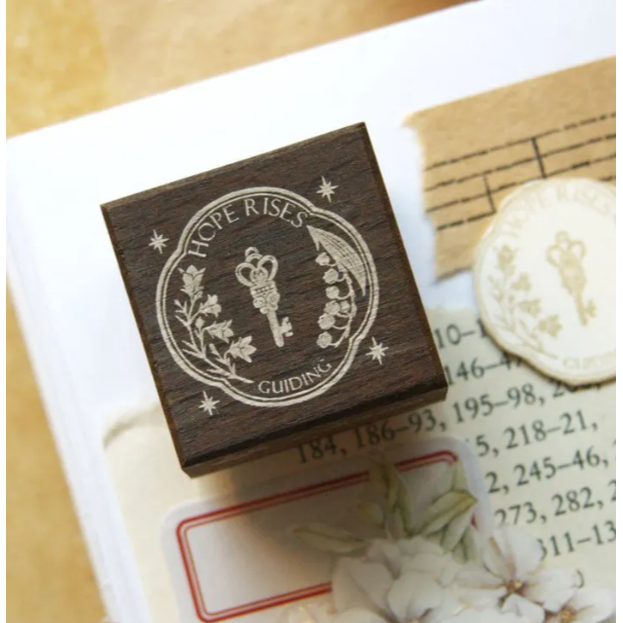 【文畫季7款】樂意Loi Design 逐光之香系列 櫸木印章 【立夏手帳生活】-細節圖3