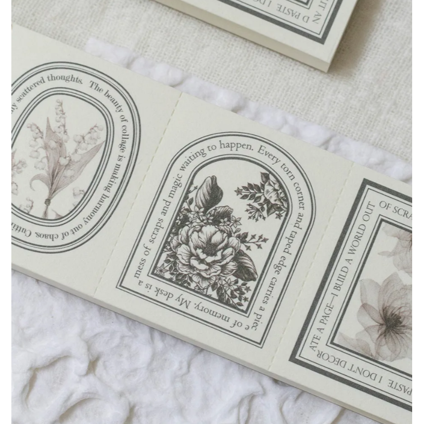 【文畫季3款】樂意loidesign 香水標籤/玫瑰牆紙/布蕾絲 便箋本 便簽本【立夏手帳生活】-細節圖2