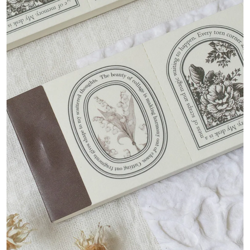 【文畫季3款】樂意loidesign 香水標籤/玫瑰牆紙/布蕾絲 便箋本 便簽本【立夏手帳生活】-細節圖3