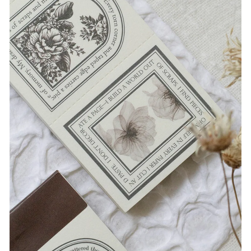 【文畫季3款】樂意loidesign 香水標籤/玫瑰牆紙/布蕾絲 便箋本 便簽本【立夏手帳生活】-細節圖4