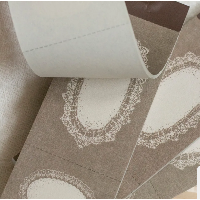 【文畫季3款】樂意loidesign 香水標籤/玫瑰牆紙/布蕾絲 便箋本 便簽本【立夏手帳生活】-細節圖7