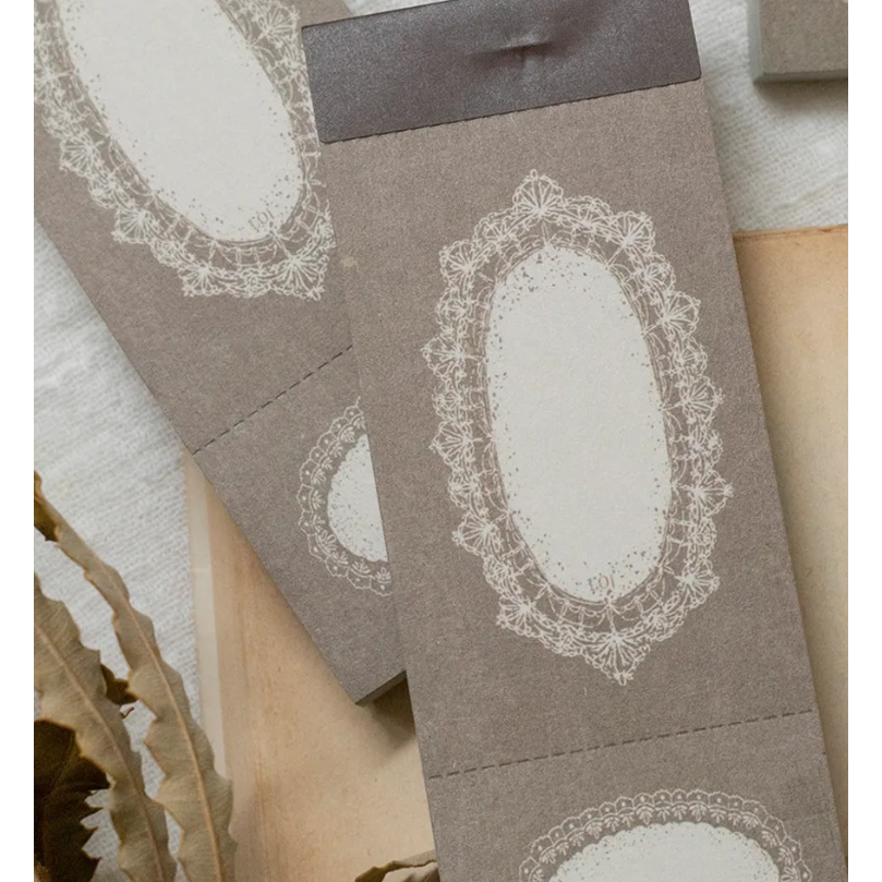 【文畫季3款】樂意loidesign 香水標籤/玫瑰牆紙/布蕾絲 便箋本 便簽本【立夏手帳生活】-細節圖8