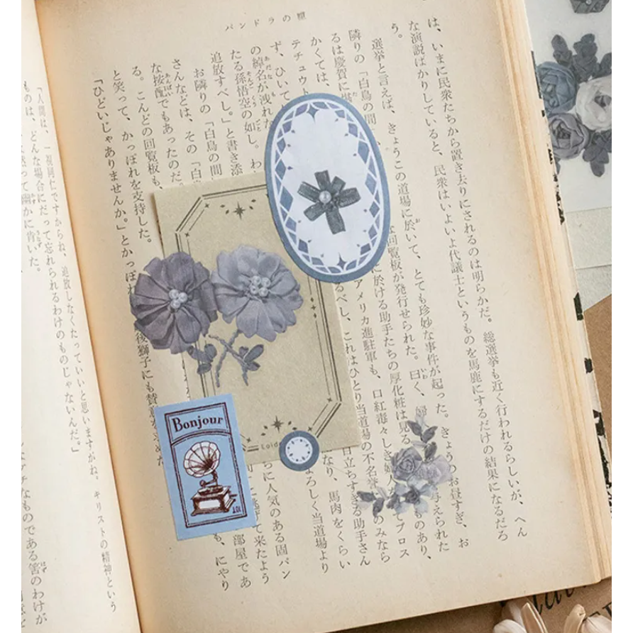 樂意loidesign 緞繡Embroidery Ribbon 轉印貼紙 Transfer Sticker【立夏手帳生活-細節圖2