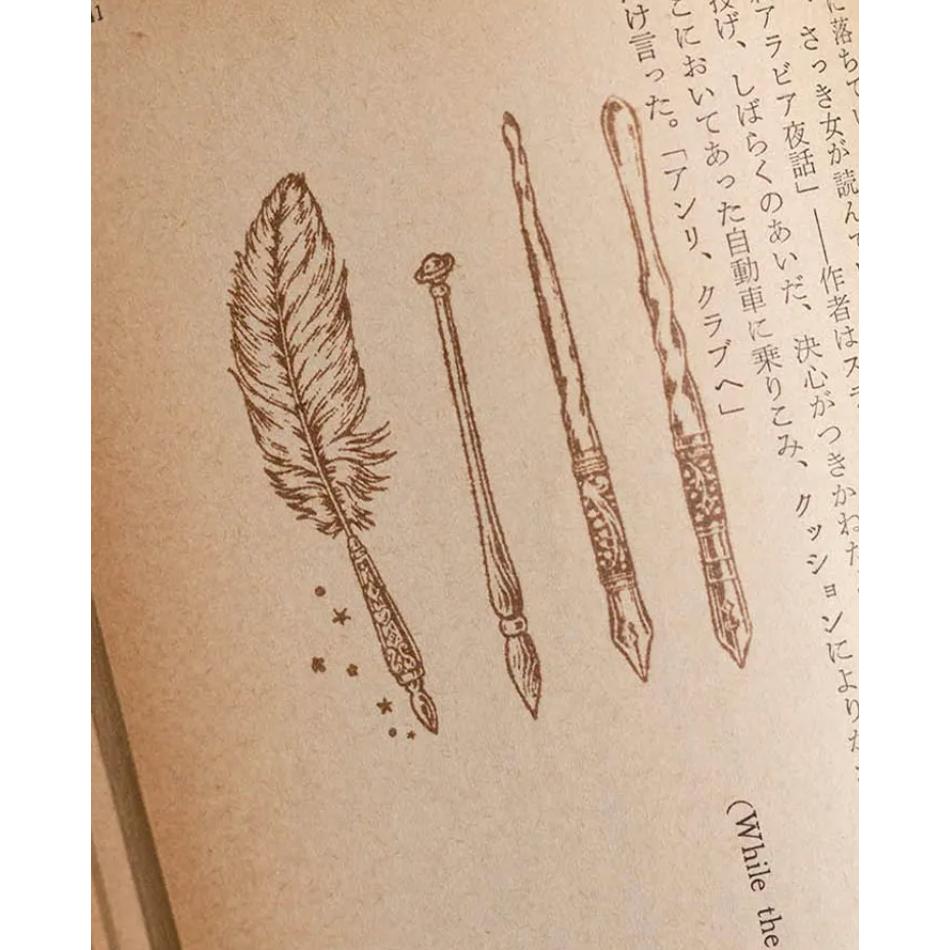 【共8款】樂意Loi Design 復古文具店系列 櫸木印章 【立夏手帳生活】-細節圖2