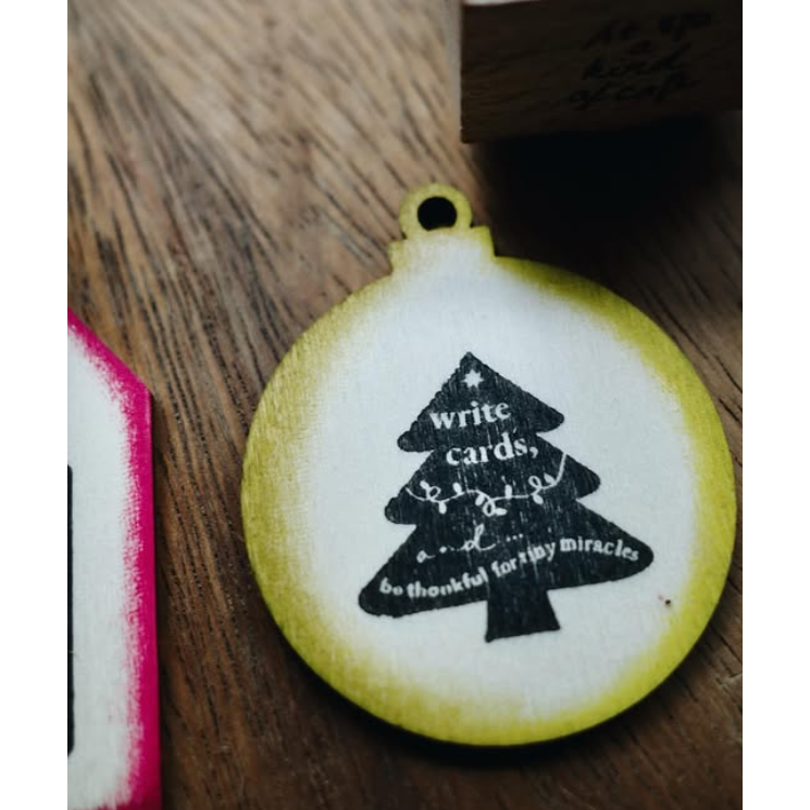 什物a kind of cafe 聖誕節扭蛋 - 扭蛋印章五款 + 一顆隱藏版（附貼紙5入）【立夏手帳生活】-細節圖3