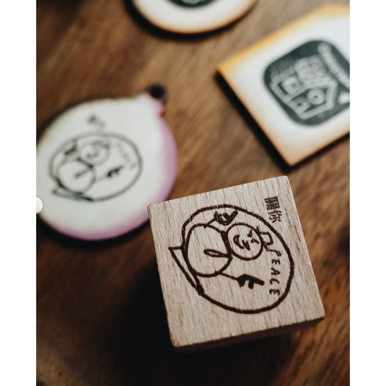 什物a kind of cafe 聖誕節扭蛋 - 扭蛋印章五款 + 一顆隱藏版（附貼紙5入）【立夏手帳生活】-細節圖5