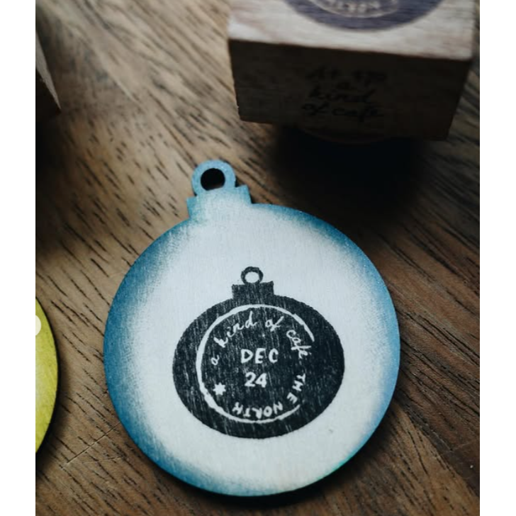 什物a kind of cafe 聖誕節扭蛋 - 扭蛋印章五款 + 一顆隱藏版（附貼紙5入）【立夏手帳生活】-細節圖6