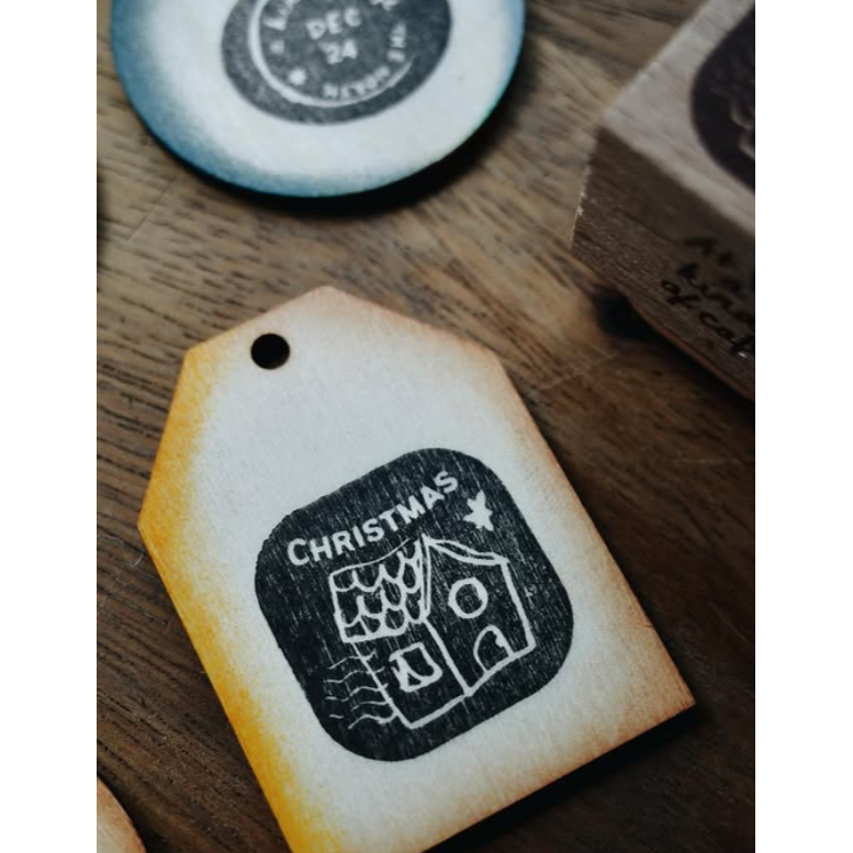 什物a kind of cafe 聖誕節扭蛋 - 扭蛋印章五款 + 一顆隱藏版（附貼紙5入）【立夏手帳生活】-細節圖7