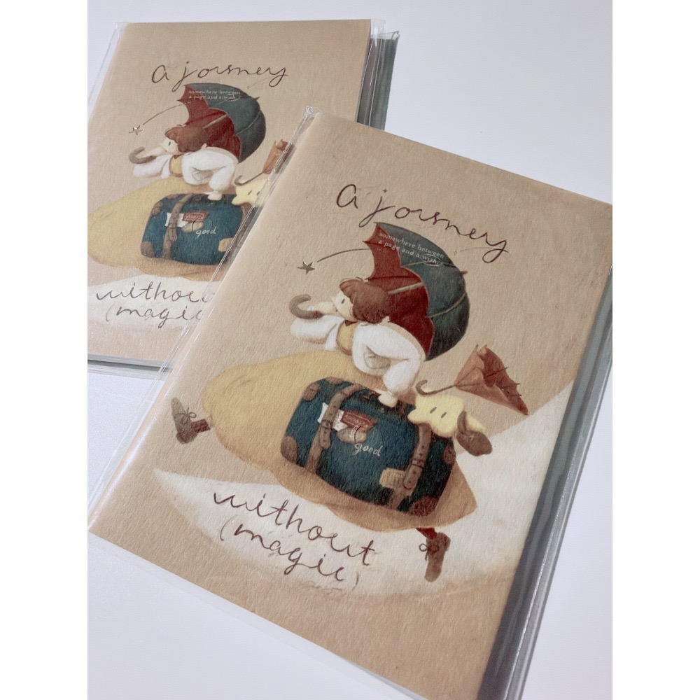山泥泥yamadoro 2款『A journey without magic、Soft & 』燙金筆記本【立夏手帳生活】-細節圖2