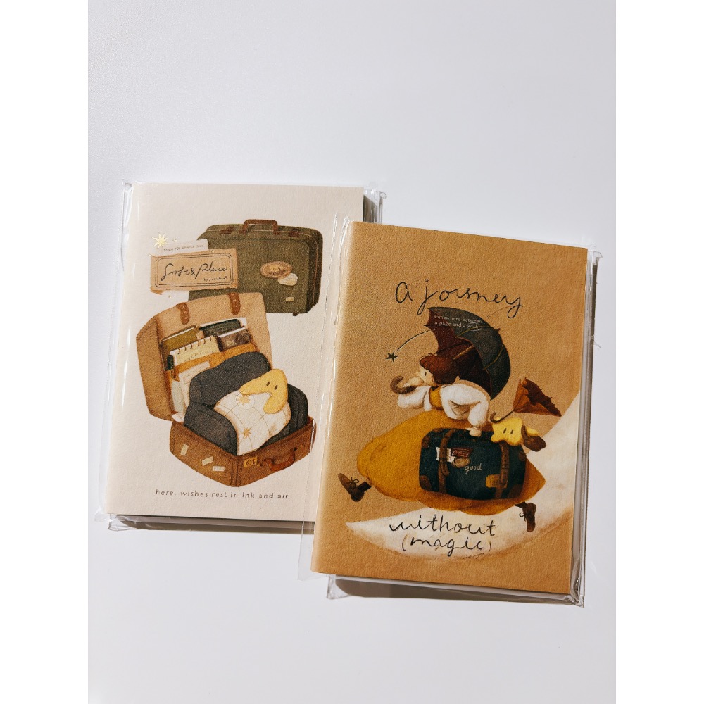 山泥泥yamadoro 2款『A journey without magic、Soft & 』燙金筆記本【立夏手帳生活】-細節圖4
