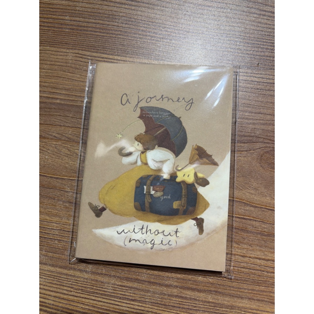 山泥泥yamadoro 2款『A journey without magic、Soft & 』燙金筆記本【立夏手帳生活】-規格圖5