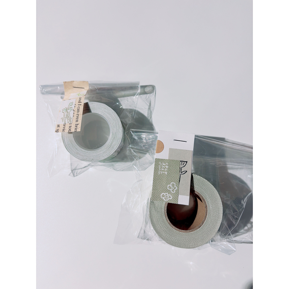 何包蛋 「田野小花 / 點點綠草」 6圖 標籤膠帶捲 misshoegg【立夏手帳生活】-細節圖3