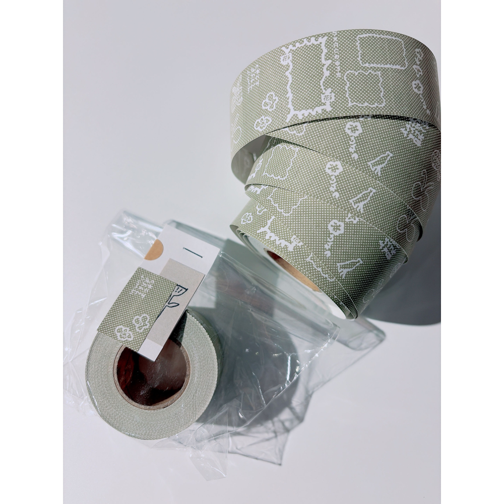 何包蛋 「田野小花 / 點點綠草」 6圖 標籤膠帶捲 misshoegg【立夏手帳生活】-細節圖8