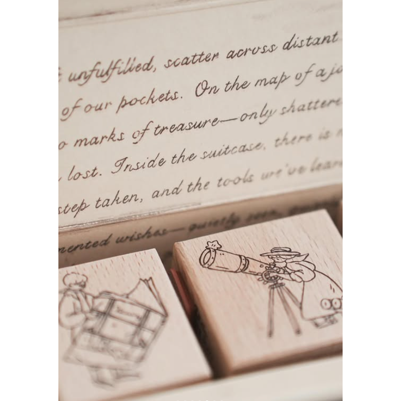 山泥泥 yamadoro  尋星之旅-SET 雙面橡皮印章套組【立夏手帳生活】-細節圖4