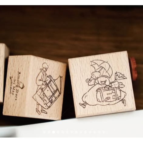 山泥泥 yamadoro  尋星之旅-SET 雙面橡皮印章套組【立夏手帳生活】-細節圖9