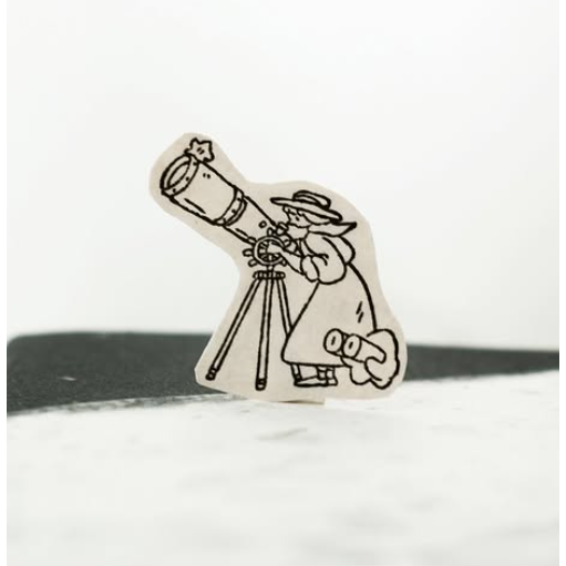 【單顆販售】山泥泥 yamadoro 尋星之旅-SET 雙面橡皮印章【立夏手帳生活】-細節圖7