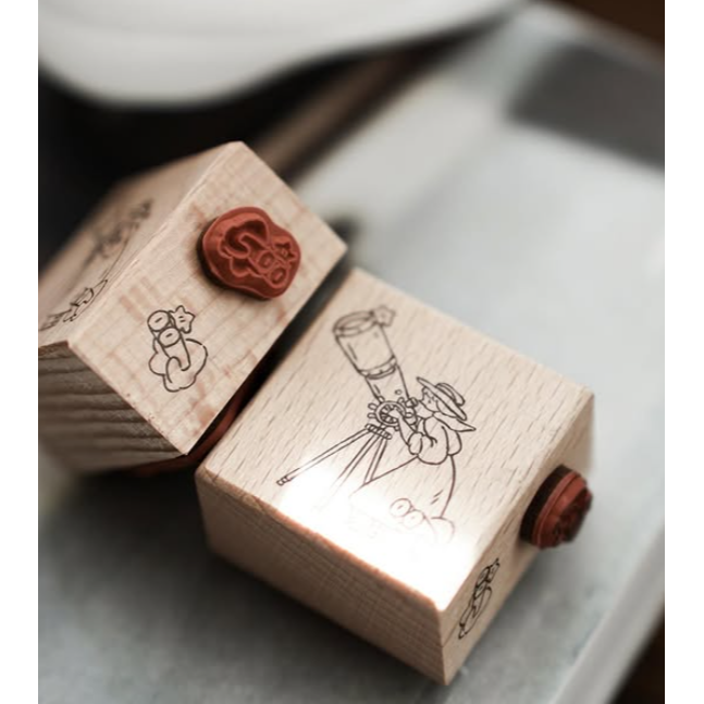 【單顆販售】山泥泥 yamadoro 尋星之旅-SET 雙面橡皮印章【立夏手帳生活】-細節圖8