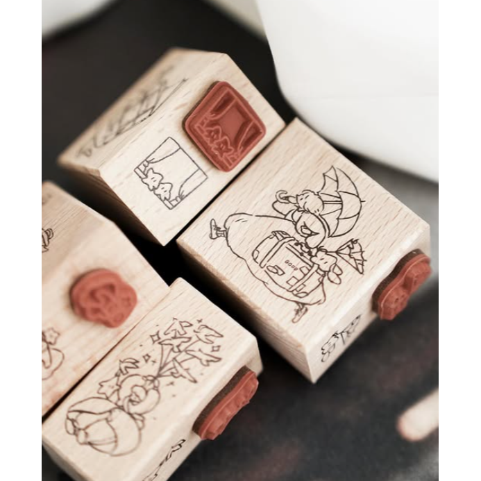 【單顆販售】山泥泥 yamadoro 尋星之旅-SET 雙面橡皮印章【立夏手帳生活】-細節圖9