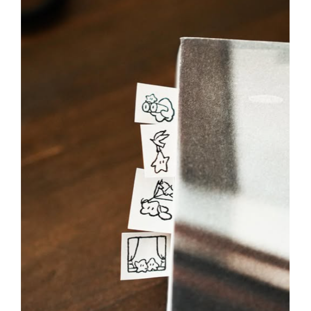 【單顆販售】山泥泥 yamadoro 尋星之旅-SET 雙面橡皮印章【立夏手帳生活】-細節圖10