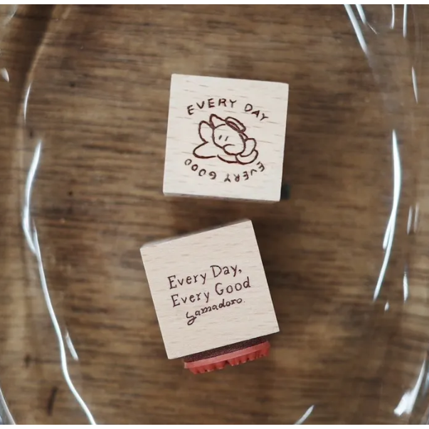 山泥泥 yamadoro GOOD Star Every day, every good.木頭印章【立夏手帳生活】-規格圖7
