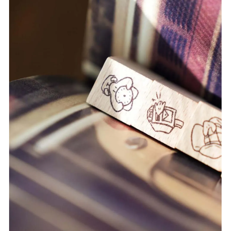 山泥泥 yamadoro GOOD List 木頭印章【立夏手帳生活】-細節圖4