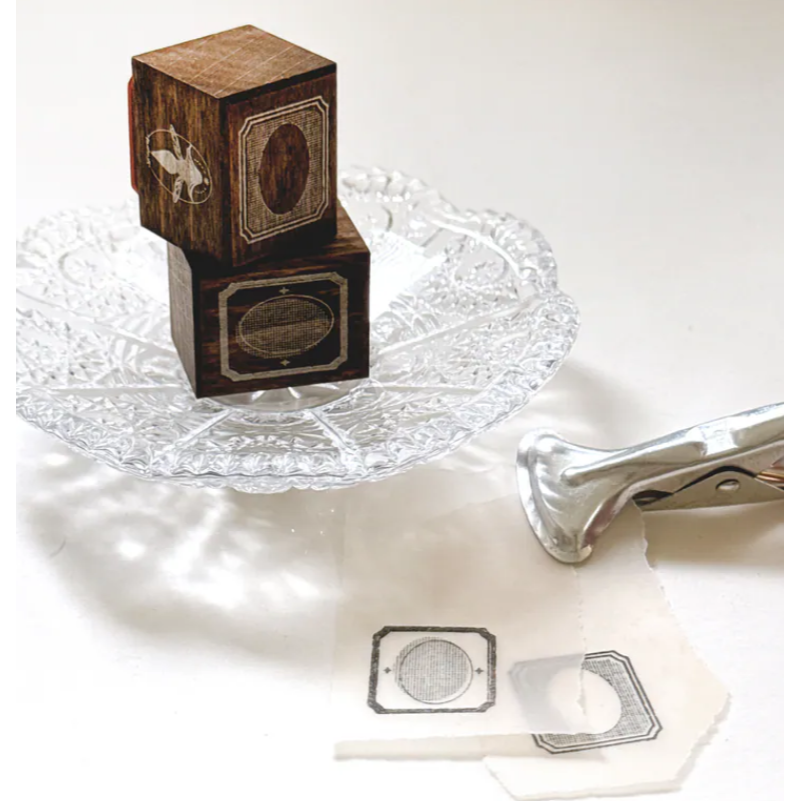 Pei Pei Studio 標本印象－迷你框印章 ２入組【立夏手帳生活】-細節圖3