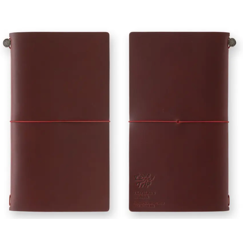 【2025限定款】TRAVELER＇S notebook LOVE & TRIP Red 旅人手帳 筆記本 TN本體套組-細節圖11