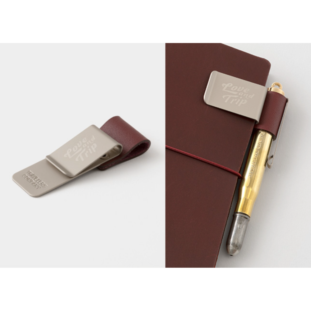 【2025限定周邊】TRAVELER＇S notebook LOVE & TRIP Red TN旅人手帳 補充內頁 筆插-細節圖7