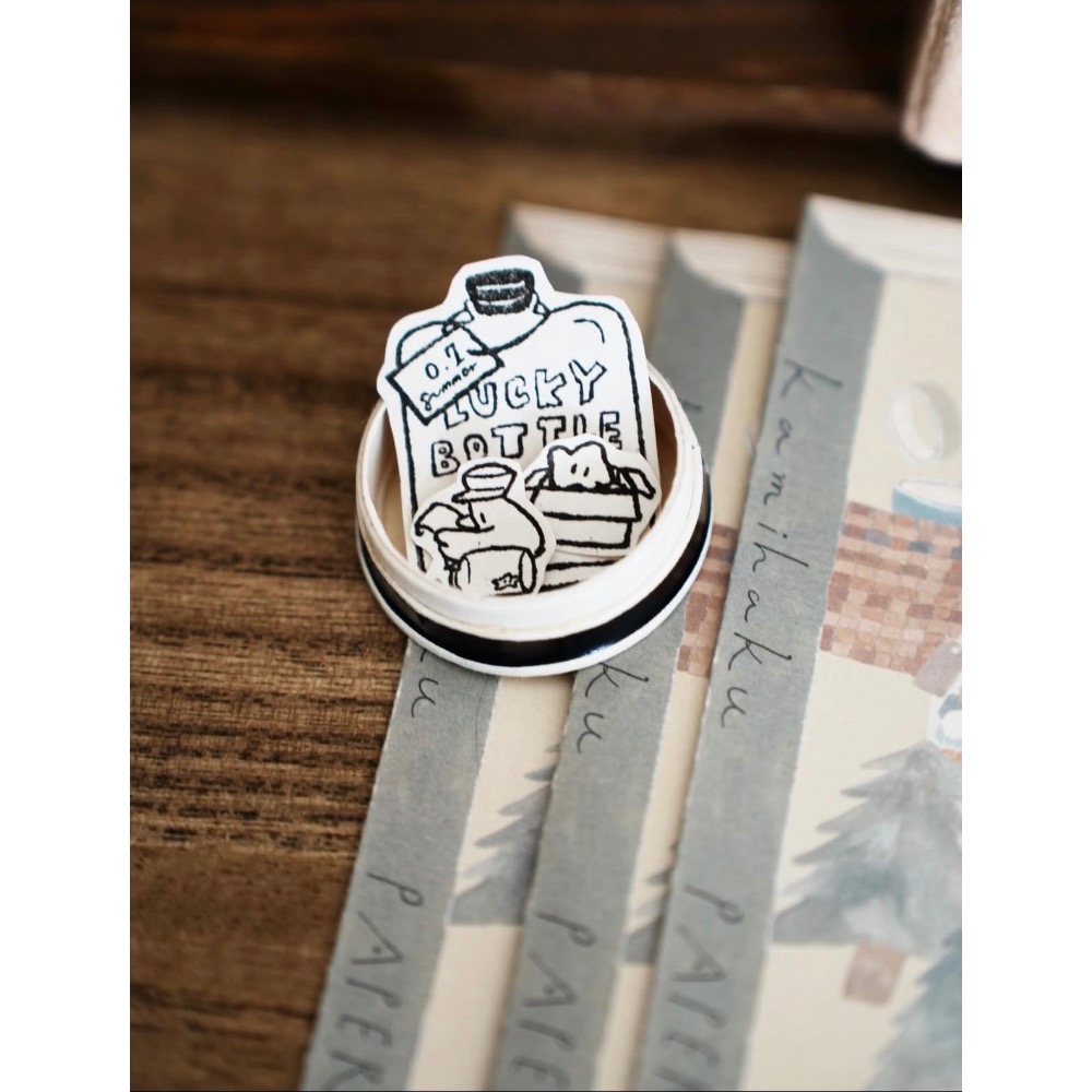 山泥泥yamadoro紙博合作款全5款印章整組 【立夏手帳生活】-細節圖3