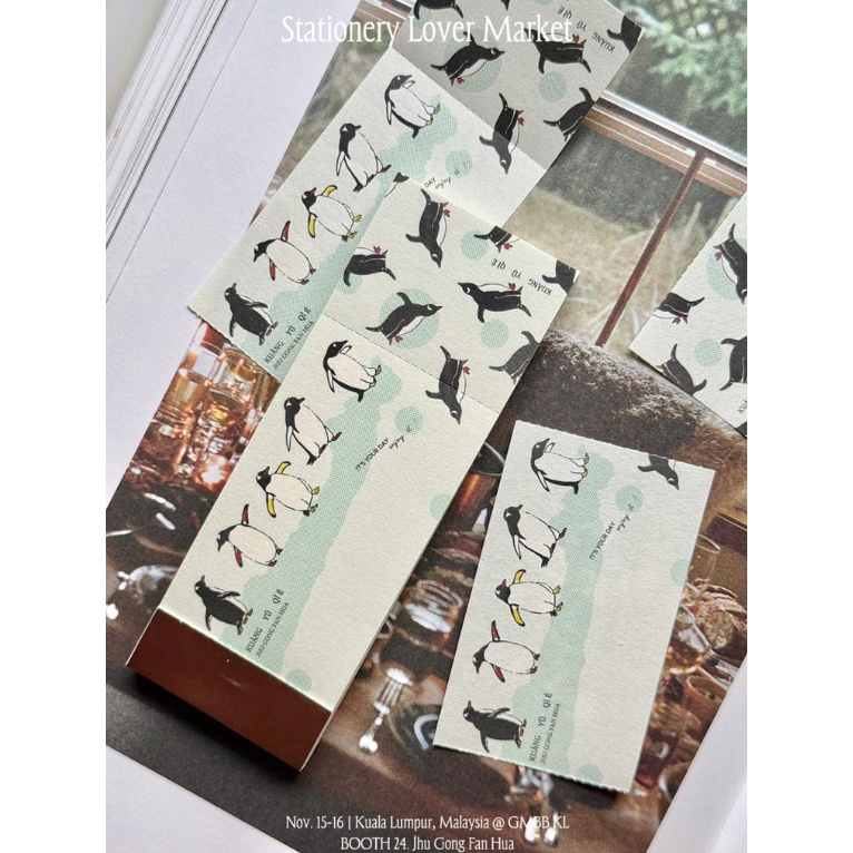 竹工凡花 礦嶼企鵝 𝓘𝓽’𝓼 𝔂𝓸𝓾𝓻 𝓭𝓪𝔂 - 𝓮𝓷𝓳𝓸𝔂 𝓲𝓽! 便簽本【立夏手-細節圖3