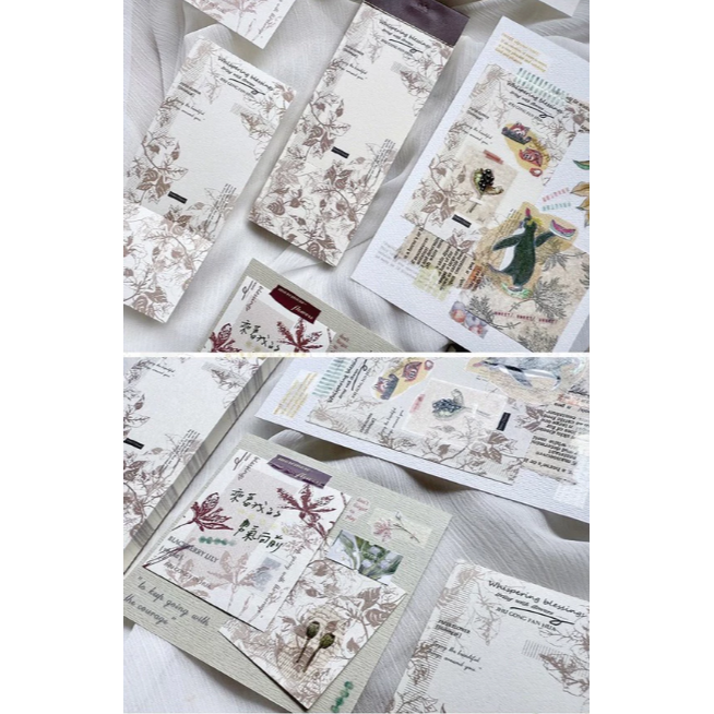 竹工凡花 春天的呢喃祝福 金合/射干/九重葛 便簽本 共三款 / 便條紙/手帳素材【立夏手帳生活】-細節圖2