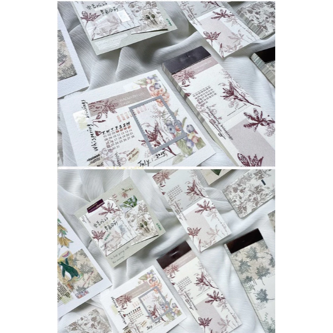 竹工凡花 春天的呢喃祝福 金合/射干/九重葛 便簽本 共三款 / 便條紙/手帳素材【立夏手帳生活】-細節圖5