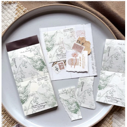 竹工凡花 秋冬的便簽本 鈴蘭/鐵線蓮/冰島罌粟/mushroooooms/跟著動物迺市仔/聖誕祝福【立夏手帳生活】-細節圖7