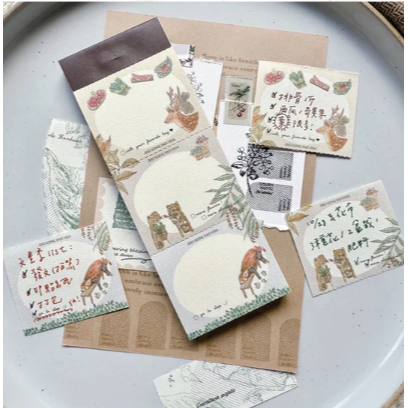 竹工凡花 秋冬的便簽本 鈴蘭/鐵線蓮/冰島罌粟/mushroooooms/跟著動物迺市仔/聖誕祝福【立夏手帳生活】-規格圖10