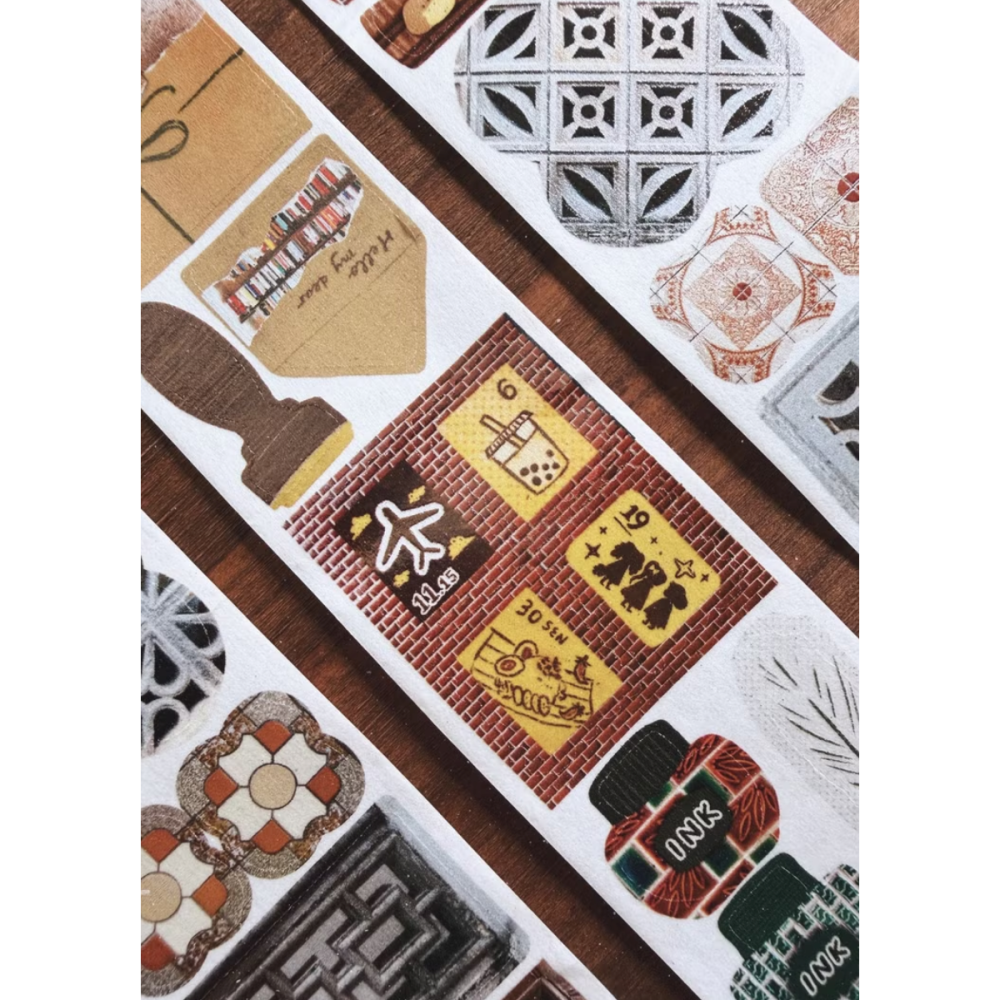 【文具小集】fafa製造所 散步筆記 4cm割型和紙膠帶【立夏手帳生活】-細節圖7