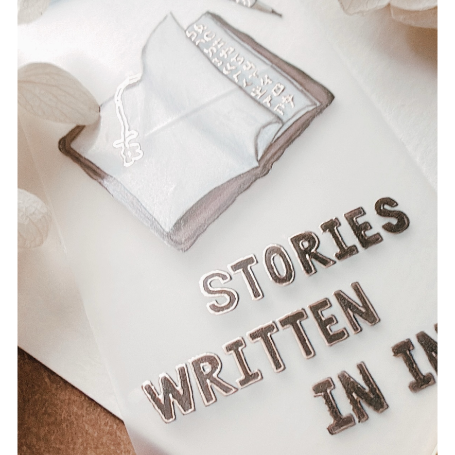 【文具小集】何包蛋 女孩文具日 4.5cm燙古銅金PET膠帶 misshoegg【立夏手帳生活】-細節圖5