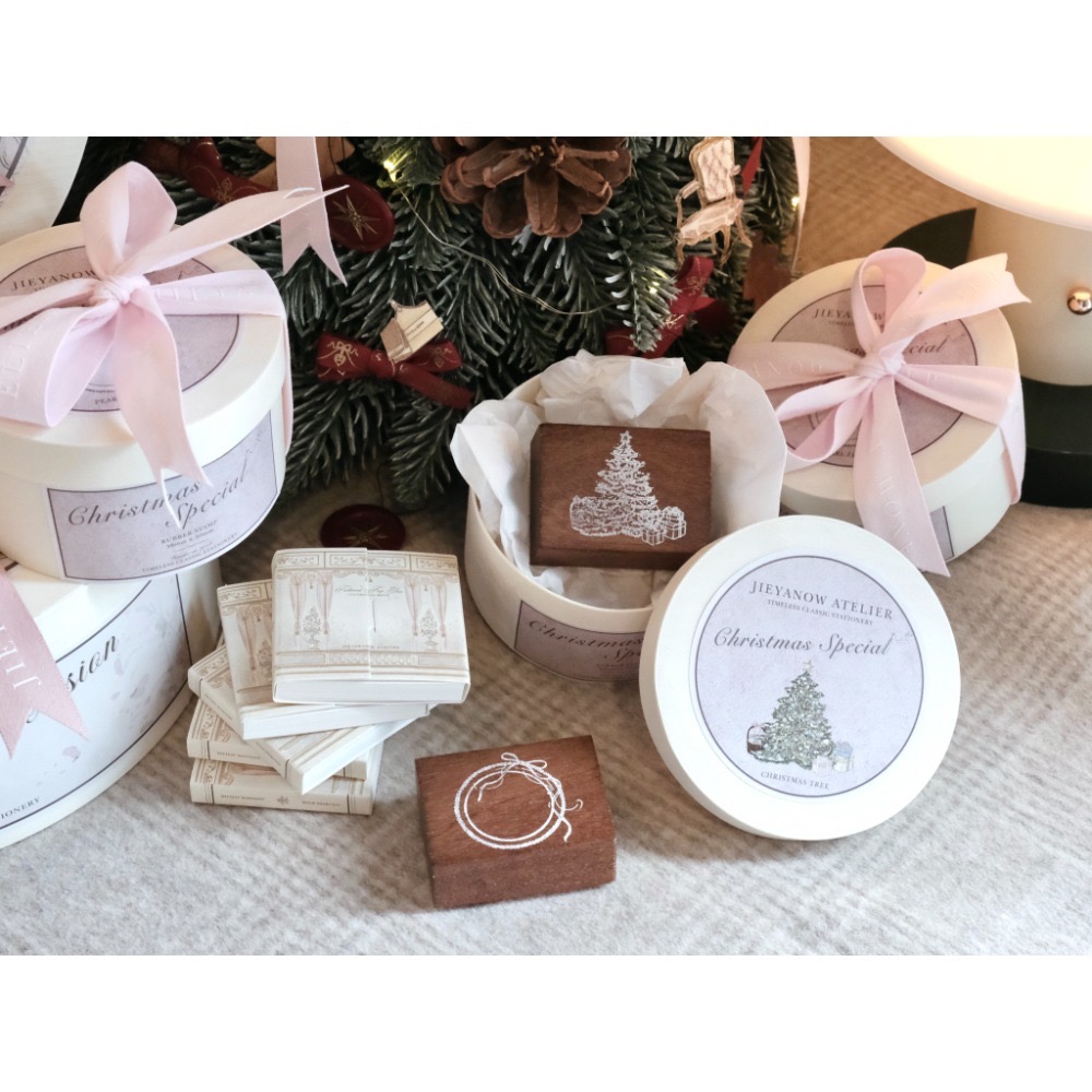 【2款聖誕特別章】Jieyanow Atelier Christmas Special 天然印章【立夏手帳生活】-規格圖3