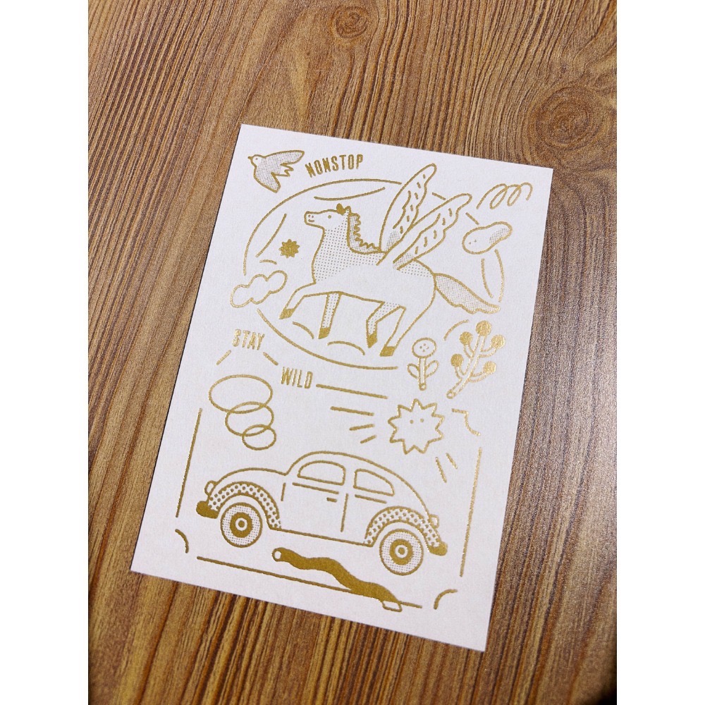 馬年順順賀年狀