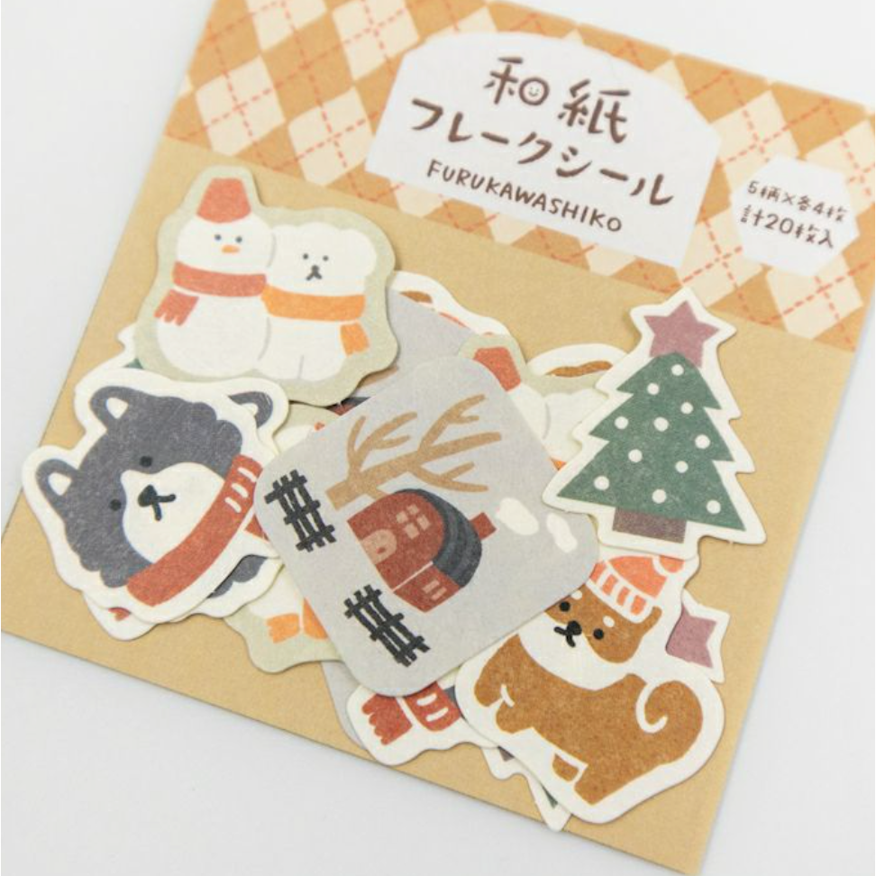 【新5款】古川紙工 2025冬季+2026春季系列 割型貼紙包【立夏手帳生活】-細節圖7