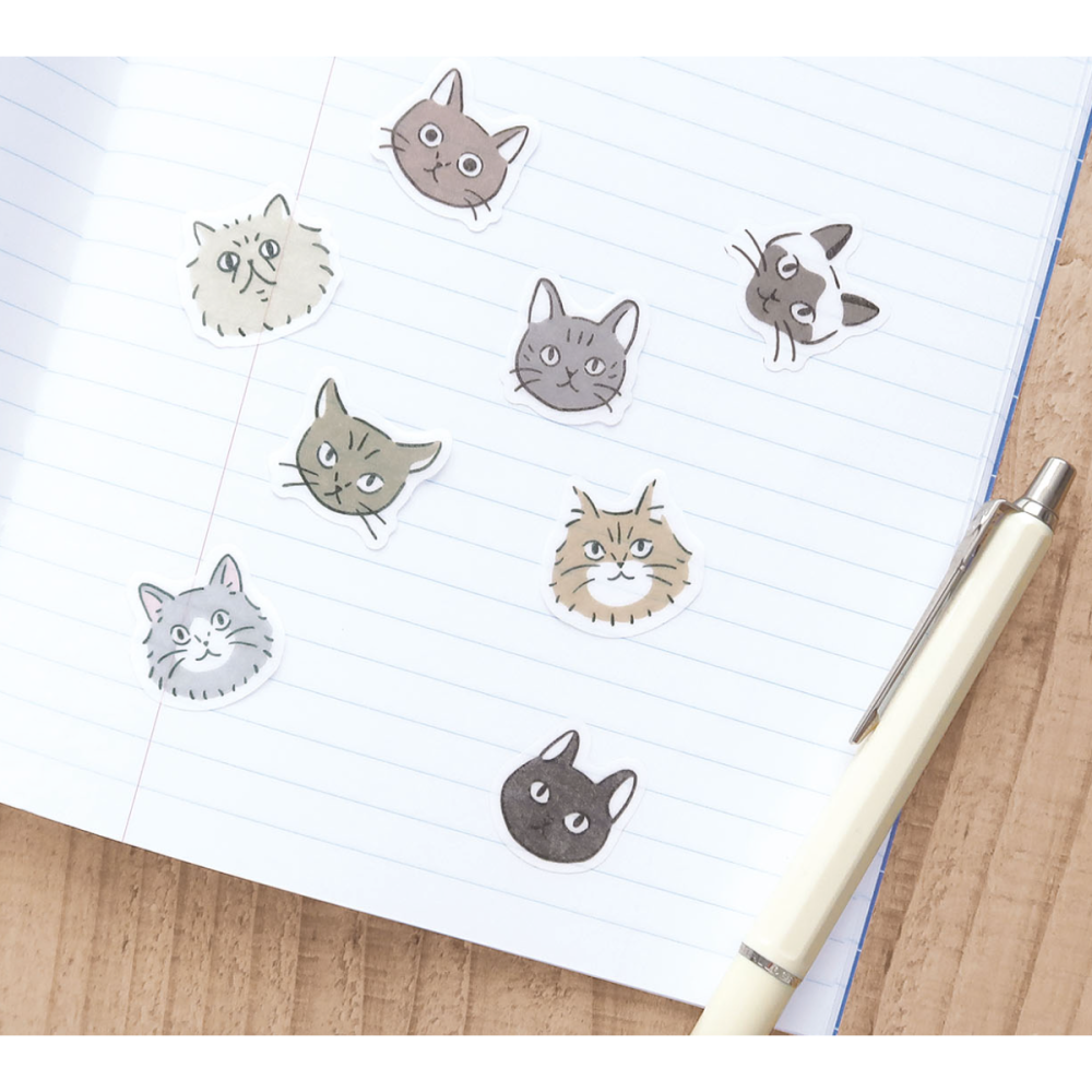 【6款】日本EL COMMUN 手帳貼紙組 割型貼紙包【立夏手帳生活】-細節圖2