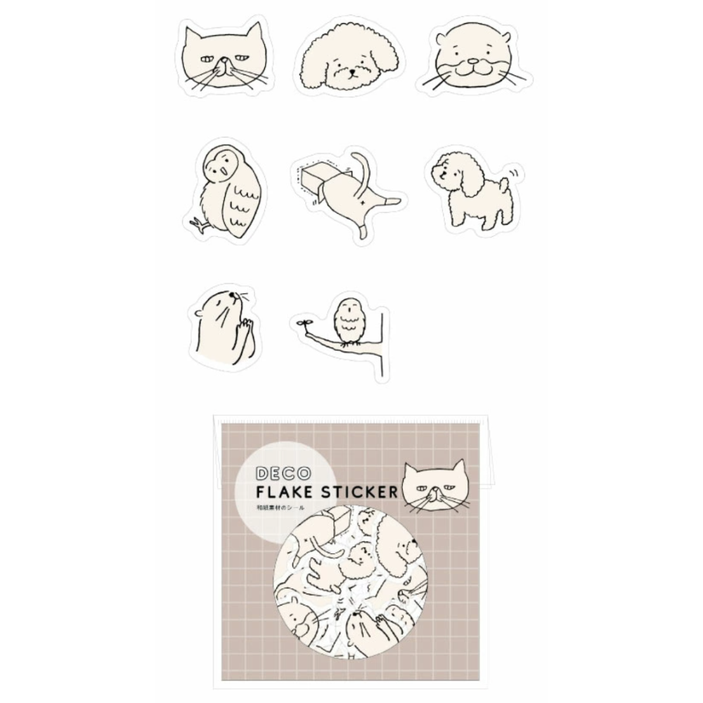 【6款】日本EL COMMUN 手帳貼紙組 割型貼紙包【立夏手帳生活】-規格圖6