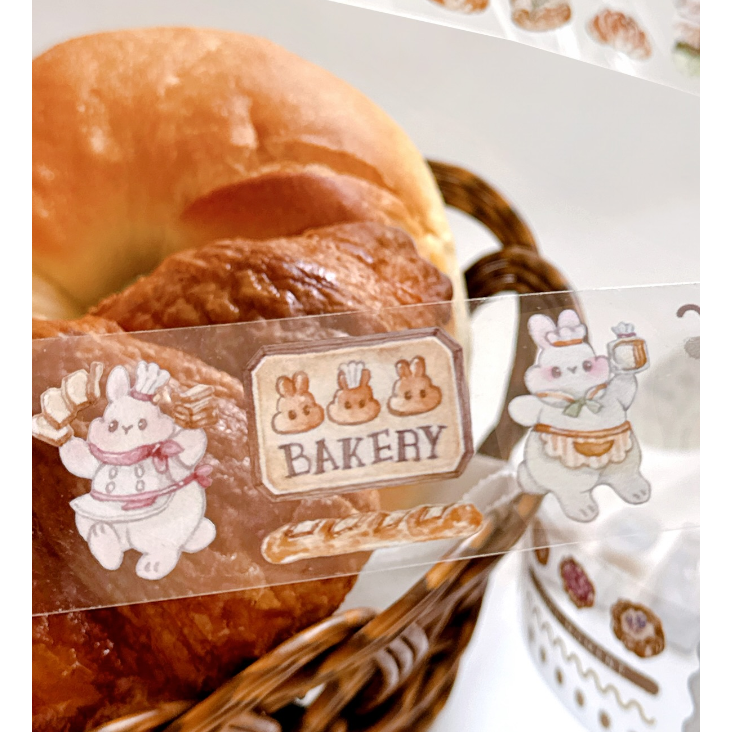 Pei Pei Studio 麵包日報 3cm亮面PET紙膠帶【立夏手帳生活】-細節圖6