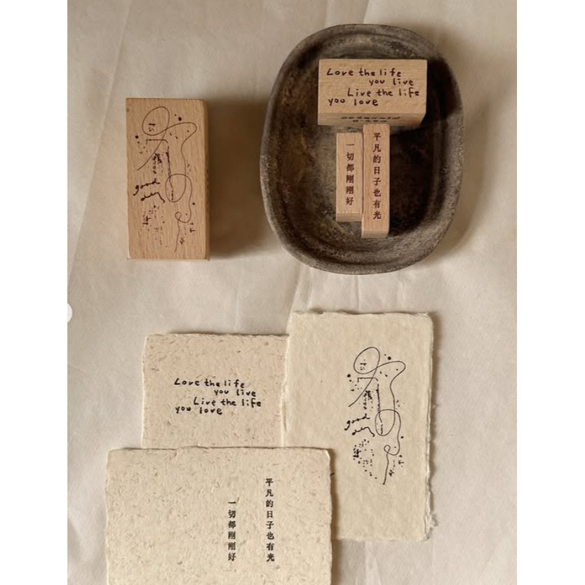 【4款】Asteroid B610小行星 中文字章/Love This Life/躍動的思緒 印章【立夏手帳生活】-細節圖4