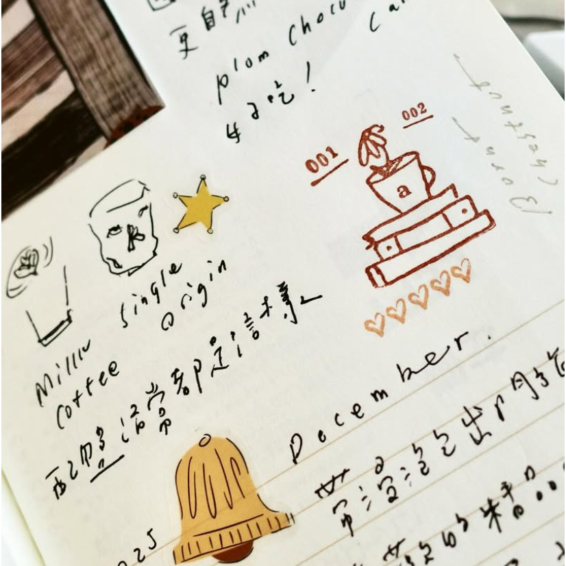 什物a kind of cafe「❤️OMG❤️」文具展扭蛋+燙金吊卡【立夏手帳生活】-細節圖3