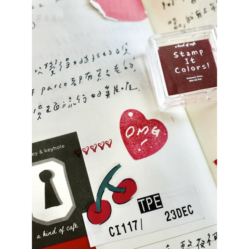 什物a kind of cafe「❤️OMG❤️」文具展扭蛋+燙金吊卡【立夏手帳生活】-細節圖5