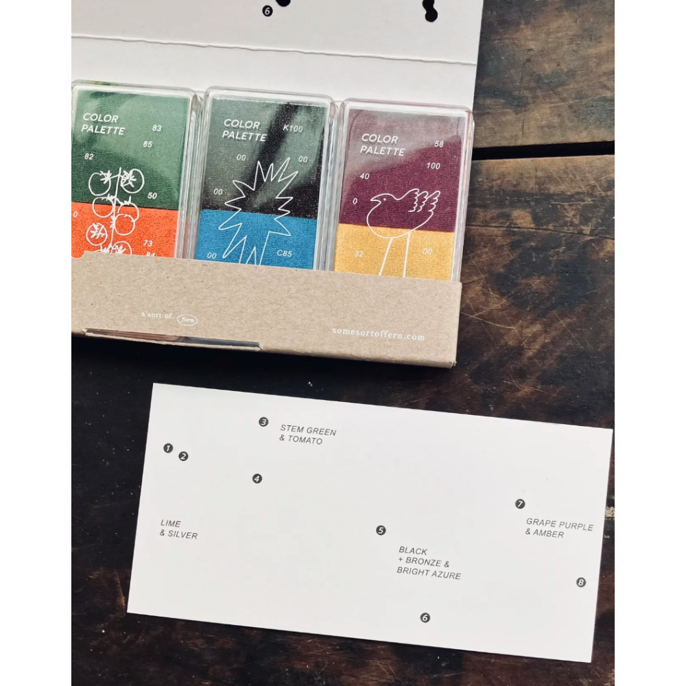 羊君 調色盤The Color Palette 8色限定印台組【立夏手帳生活】-細節圖5
