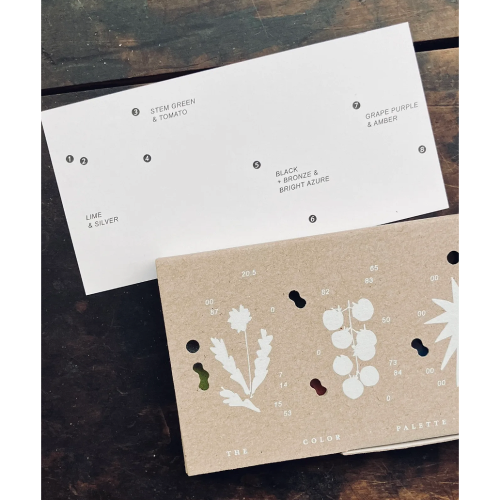 羊君 調色盤The Color Palette 8色限定印台組【立夏手帳生活】-細節圖7