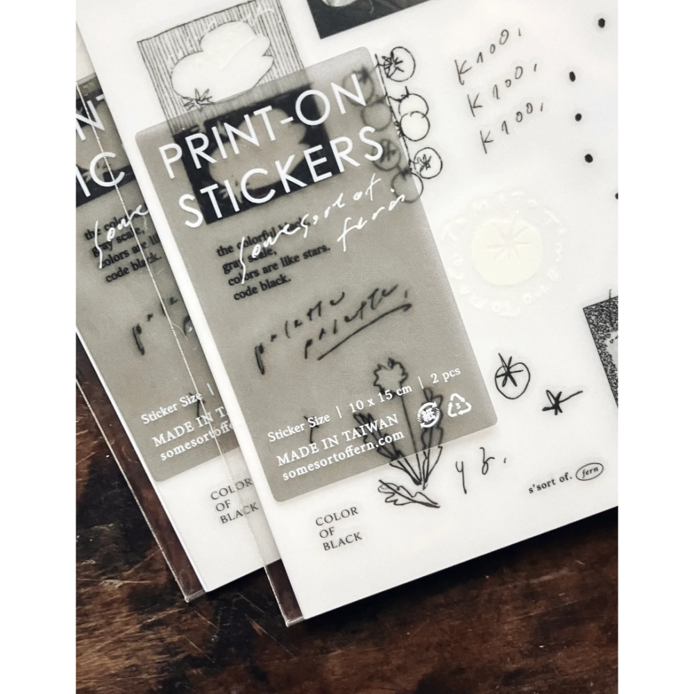 羊君 Uncolored Things A6尺寸 轉印貼紙組【立夏手帳生活】-細節圖5