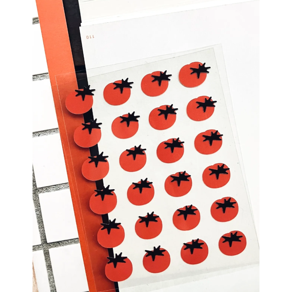 羊君 Tomato, Tomahto 番茄素材貼紙包【立夏手帳生活】-細節圖4